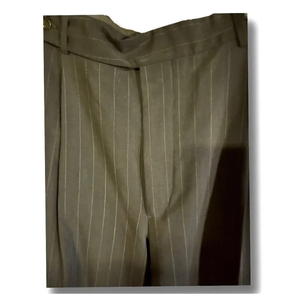 DKNY - Wool Mans Pen-stripe Black Suit